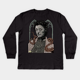 Victorian Gothic Kids Long Sleeve T-Shirt